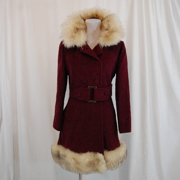 SOLD -- Vintage Fur Trim Coat (Country Pacer) - Picture 2 of 8